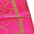 Echarpe réversible en viscose jacquard lucky circle pashmina